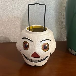 Illuminations white pumpkin candle holder
